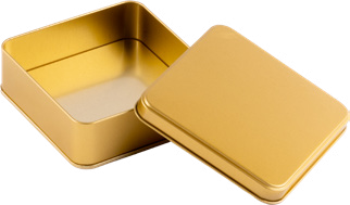 120x120x40mm Gold